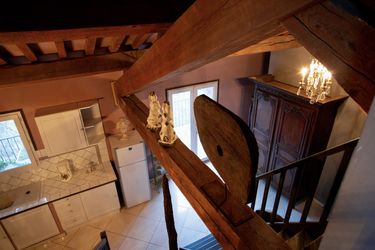 Salle à manger gîte Jardin