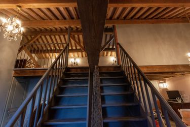 Escalier gîte Jardin